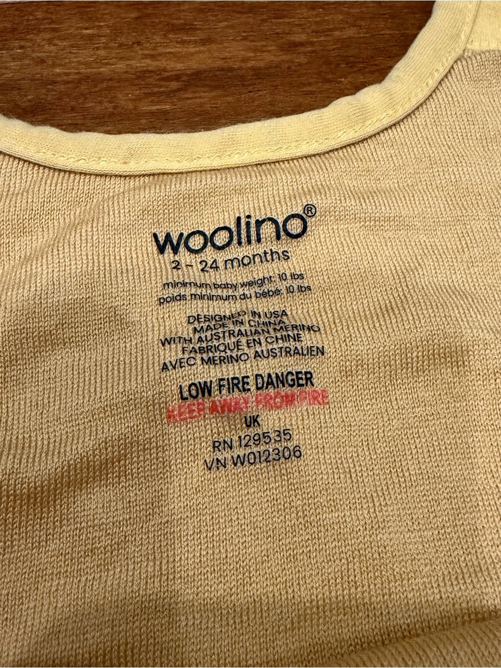 Woolino 4 Season Ultimate Baby Sleep Sack - Picture 4 of 6
